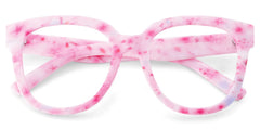 Pink Square Frame Glasses - Harrell on Sale | Zeelool