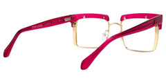 Kiana Square Bright-Pink Frame Glasses | Zeelool