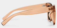 Square Malcolm Sunglasses with Beige Frames
