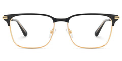 Marshall Gold Rectangle Prescription Glasses | Zeelool