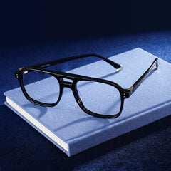Athena Black Frame Glasses with Aviator Frame Online | ZEELOOL