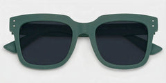 Liizbeett Square Eyeglasses with Dark Green Frames