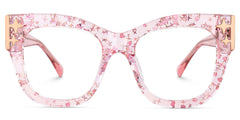 Designer Minfia Eyeglasses Pink Frames Glasses