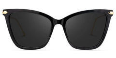 Hilary Butterfly Black Sunglasses | ZEELOOL