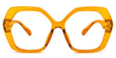 Piper Geometric Earthy-Yellow Glasses | Zeelool Glasses