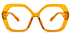 Piper Geometric Earthy-Yellow Glasses | Zeelool Glasses