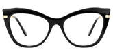 Indira Cat Eye Black Glasses | Zeelool Glasses