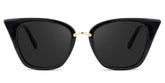 Tallulah Cat Eye Black Sunglasses | Zeelool Glasses