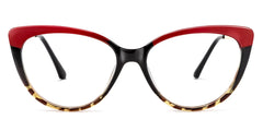 Marcus Cateye Red Glasses | Zeelool Glasses