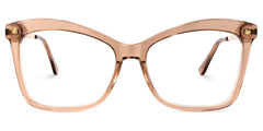 Isaebella Butterfly Beige Frame Glasses | Zeelool