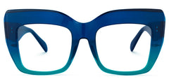 Charmaine Blue-Green Frame Glasses | Zeelool Optical
