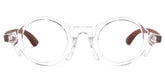 Charlie Round Clear Frame Glasses | Zeelool Optical