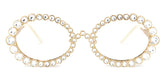 Luheiden Oval Gold Glasses | Zeelool Glasses