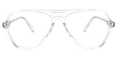 Erwin Geometric Clear Glasses | Zeelool Glasses