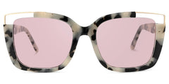 Dortch Square Light-Tortoise Sunglasses | Zeelool Glasses