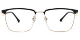 Kierriah Browline Black Glasses | Zeelool Glasses
