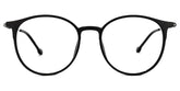 Gamble Round Black Glasses | Zeelool Glasses