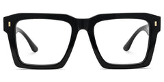 Large Square Prescription Glasses With Black Color