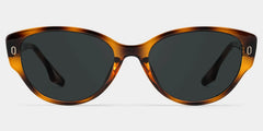 Livia Tortoise Frame Polarized Sunglasses with cat-eye Style Online | ZEELOOL