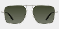 Debbie Silver Metal Aviator Sunglasses | ZEELOOL x Prabal Gurung