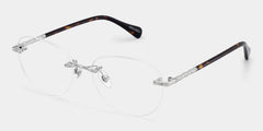 Jennifer Silver Frame Glasses with Round Frame Online | ZEELOOL