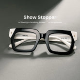 Sarah wide square glasses Online | ZEELOOL