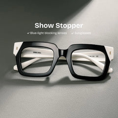 Sarah wide square glasses Online | ZEELOOL