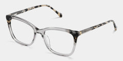 Juno Rectangle Gray Frame Eyeglasses for Woman| ZEELOOL