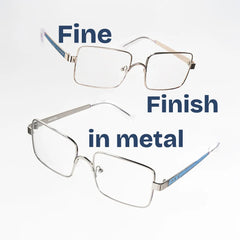 Gavin Eyeglasses in Rectangle Gold Frame | ZEELOOL