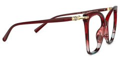 Lamar Butterfly Red Eyeglasses and Two-Tone Frames