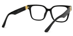 Kerri Oversized Black Square Glasses | Zeelool