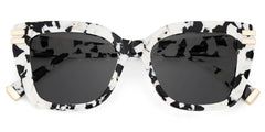 Cow Print Glasses with Square Frames