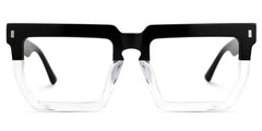 Rectangle Daniela Two-Tone Glasses deals -Zeelool Glasses