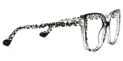 Large Tortoise Shell Eyeglasses Frames With Cat Eye Shape