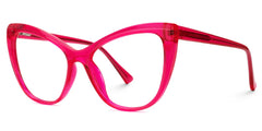 Shelby Cateye Hot Pink Eyeglasses and Glasses Frames