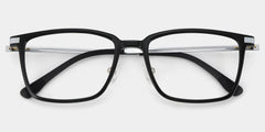 Black Ivonne Rectangle Frame Eyeglasses | Zeelool