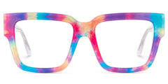 Pop Acetate Colorful Frame Glasses with Square Shape | Zeelool
