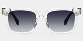 Connor transparent full rim rectangle eyeglasses Online | ZEELOOL