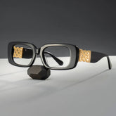 Jonas Rectangle Black Color Frame Glasses for Women | Zeelool