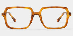 Beatrice Rectangle Yellow Frame Eyeglasses for Women| ZEELOOL