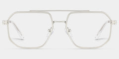 Autumn silver aviator glasses Frame Glasses Online | ZEELOOL