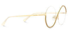 Women's Half Frame Glasses With Diamonds