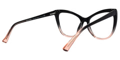Shelby Cateye Black-Pink Glasses | Zeelool Glasses