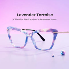 Juliet Cateye Purple TR90 Frame Glasses | Zeelool Optical