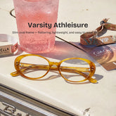 Lennon Tortoise Oval Glasses | Nostalgic Varsity Athleisure