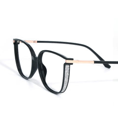 Rodz Square Black Frame Glasses with Prescription Lens