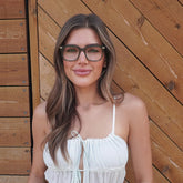 Rectangle Green Glasses Frames For Men