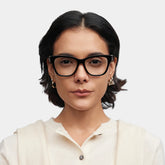 Square Black Eyeglasses- Julian Acetate Frame Glasses