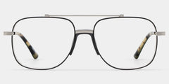 Poppy Black Aviator Eyeglasses | Simple Varsity Look