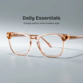 Heather Brown Frame Glasses with Square Frame Online | ZEELOOL